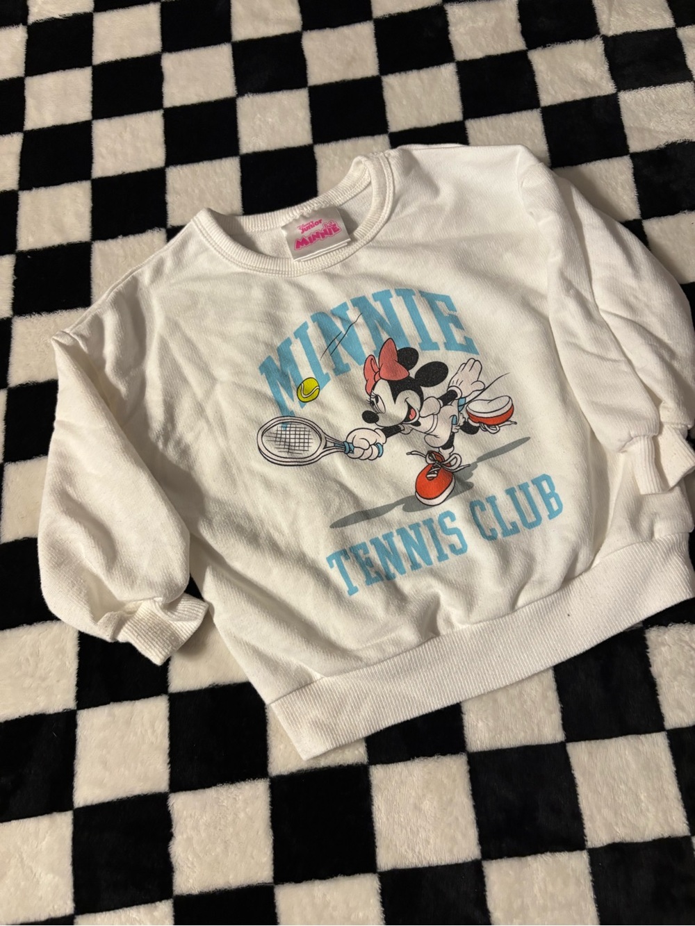2T Minnie Mouse crew neck
